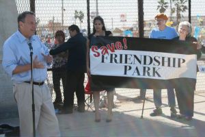 >Press Conference on Border Fence in San Diego